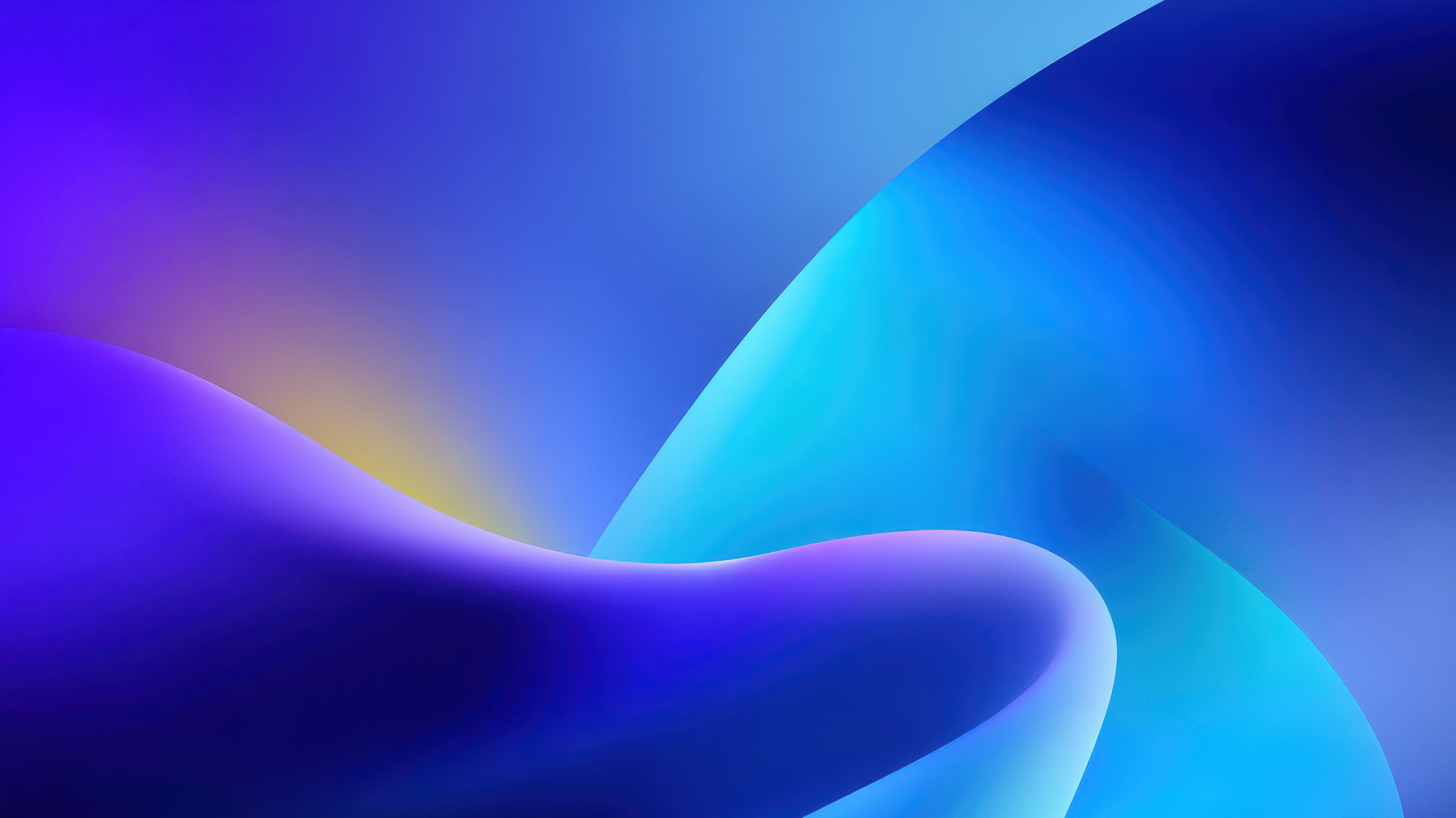 Blue Purple Gradient Abstract Digital Art Wallpaper