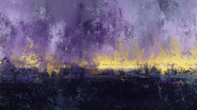 Abstract Textured Purple Gold Dark Wallpaper