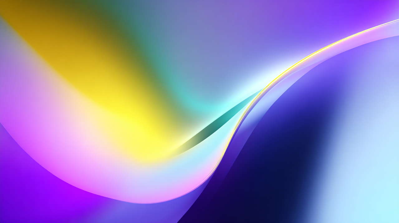 Abstract Color Wave Gradient Wallpaper