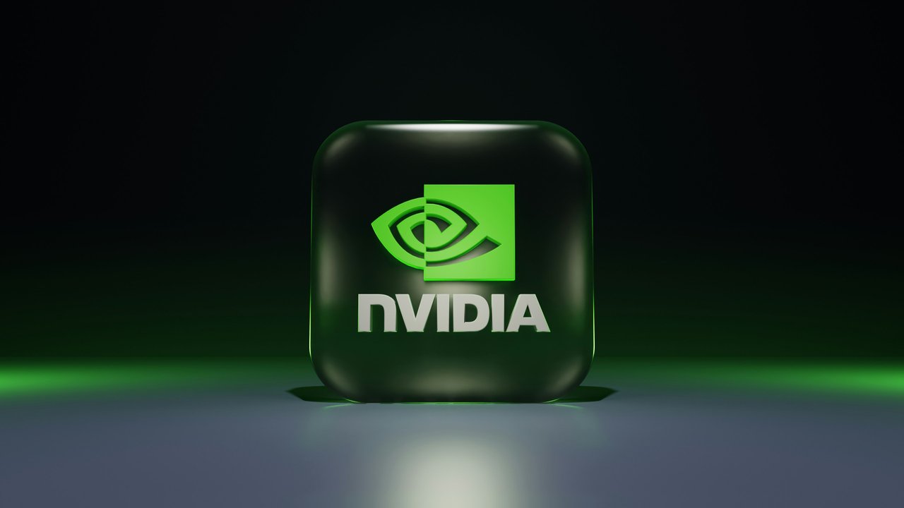 Nvidia Logo 3D Green Dark Wallpaper