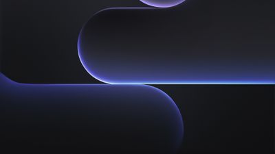Dark Abstract Purple Blue Glow Wallpaper