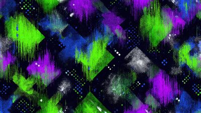 Colorful Abstract Geometric Grunge Wallpaper