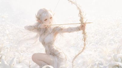 Arrow of Pure White: The Holy Light Elf