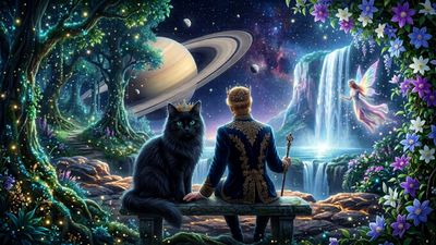 a magical world of fantasy