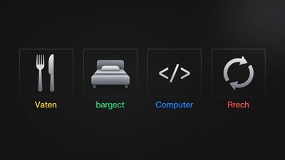 A minimalist wallpaper features four icons representing daily routine activities: a fork and knife for eating, a bed for sleeping, a code symbol for working on a computer, and a refresh symbol for repeating tasks, set against a dark background with a modern and organized mood.