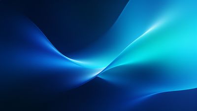 A soothing abstract design featuring flowing blue waves with gradients of light and dark shades, creating a serene and elegant mood. The smooth curves and gentle transitions evoke a sense of calm and fluidity.