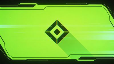 A futuristic neon green tech interface design featuring geometric shapes and digital patterns, set against a sleek, high-tech background that evokes a sense of advanced technology and innovation.