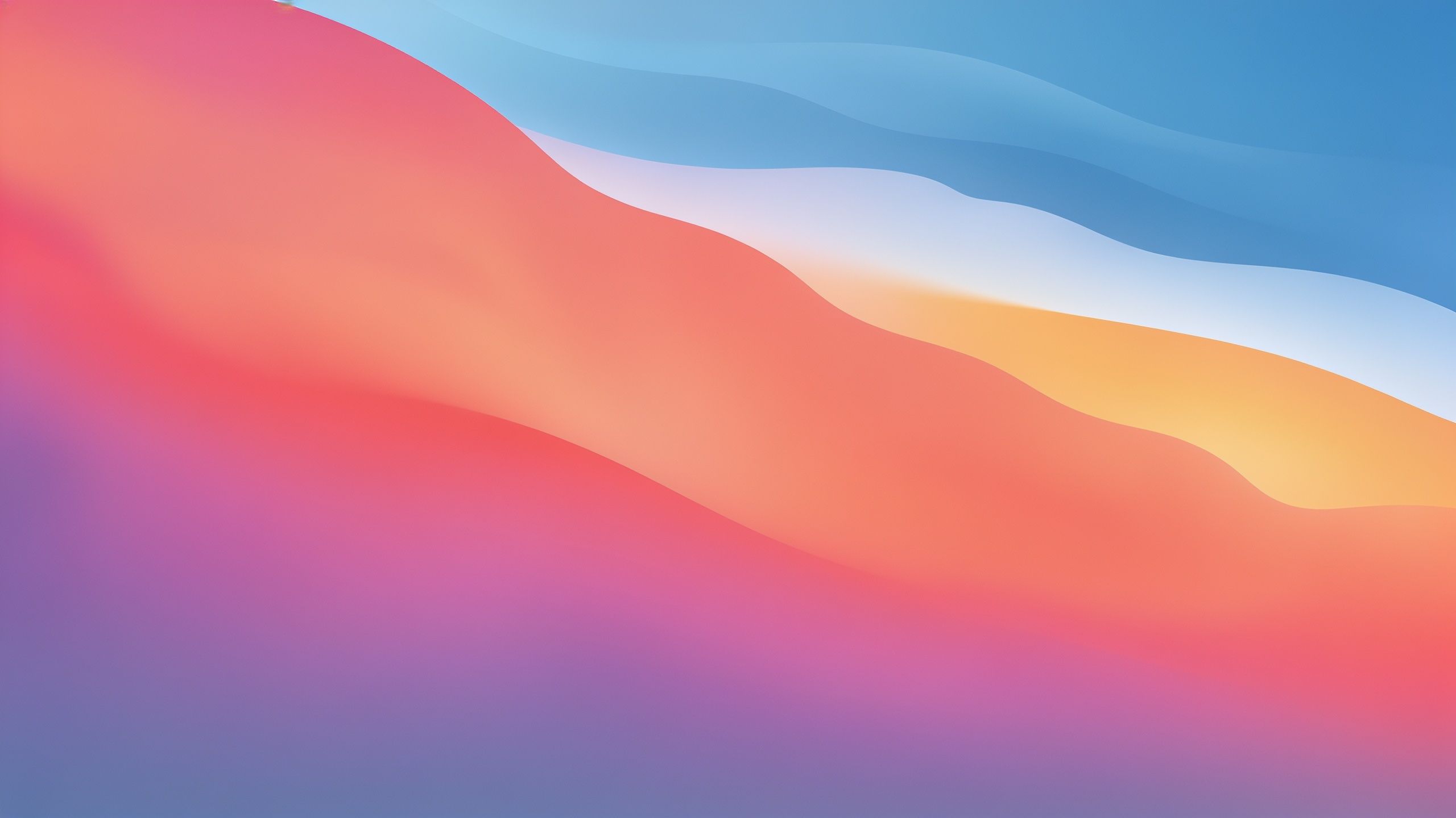 Abstract waves of vibrant colors, including shades of blue, orange, and pink, flow smoothly across the image, creating a serene and calming atmosphere.