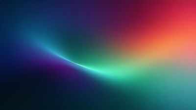 A vibrant gradient wallpaper featuring a flowing spectrum of colors, transitioning smoothly from deep blues and purples to bright greens, oranges, and reds, creating a dynamic and energetic mood.